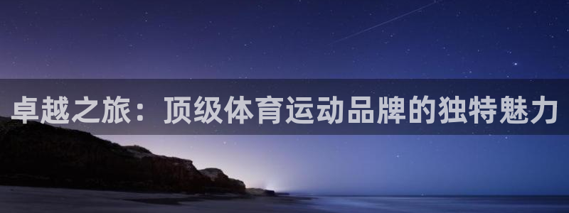 3377体育官方正版app代理：卓越之旅：顶级体育运动品牌的