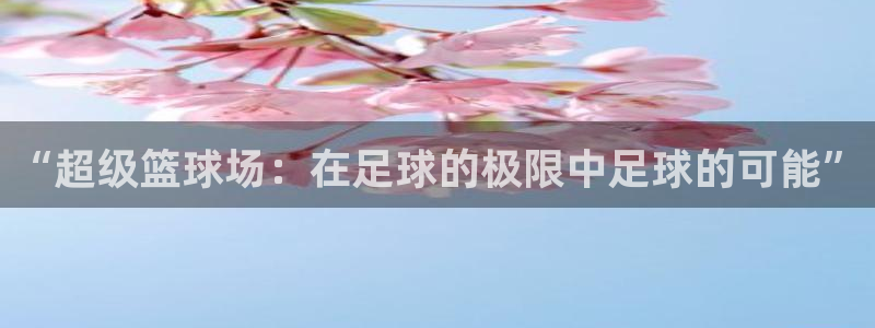 3377体育官网下载平台注册：“超级篮球场：在足球的极限中足