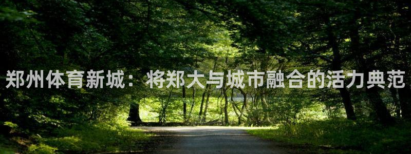 3377体育官网下载平台注册要钱吗：郑州体育新城：将郑大与城